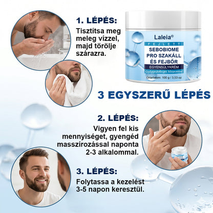 🔥 Koža brez lusk v 7 dneh – Zmanjšuje srbenje in prhljaj – Laleia® SeboBiome Pro Krema za brado in lasišče 🌱