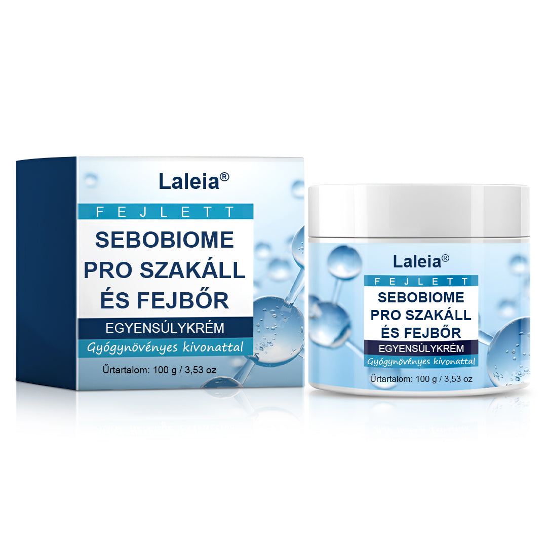 🔥 Koža brez lusk v 7 dneh – Zmanjšuje srbenje in prhljaj – Laleia® SeboBiome Pro Krema za brado in lasišče 🌱