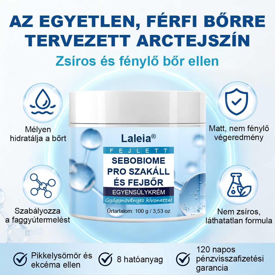 🔥 Koža brez lusk v 7 dneh – Zmanjšuje srbenje in prhljaj – Laleia® SeboBiome Pro Krema za brado in lasišče 🌱